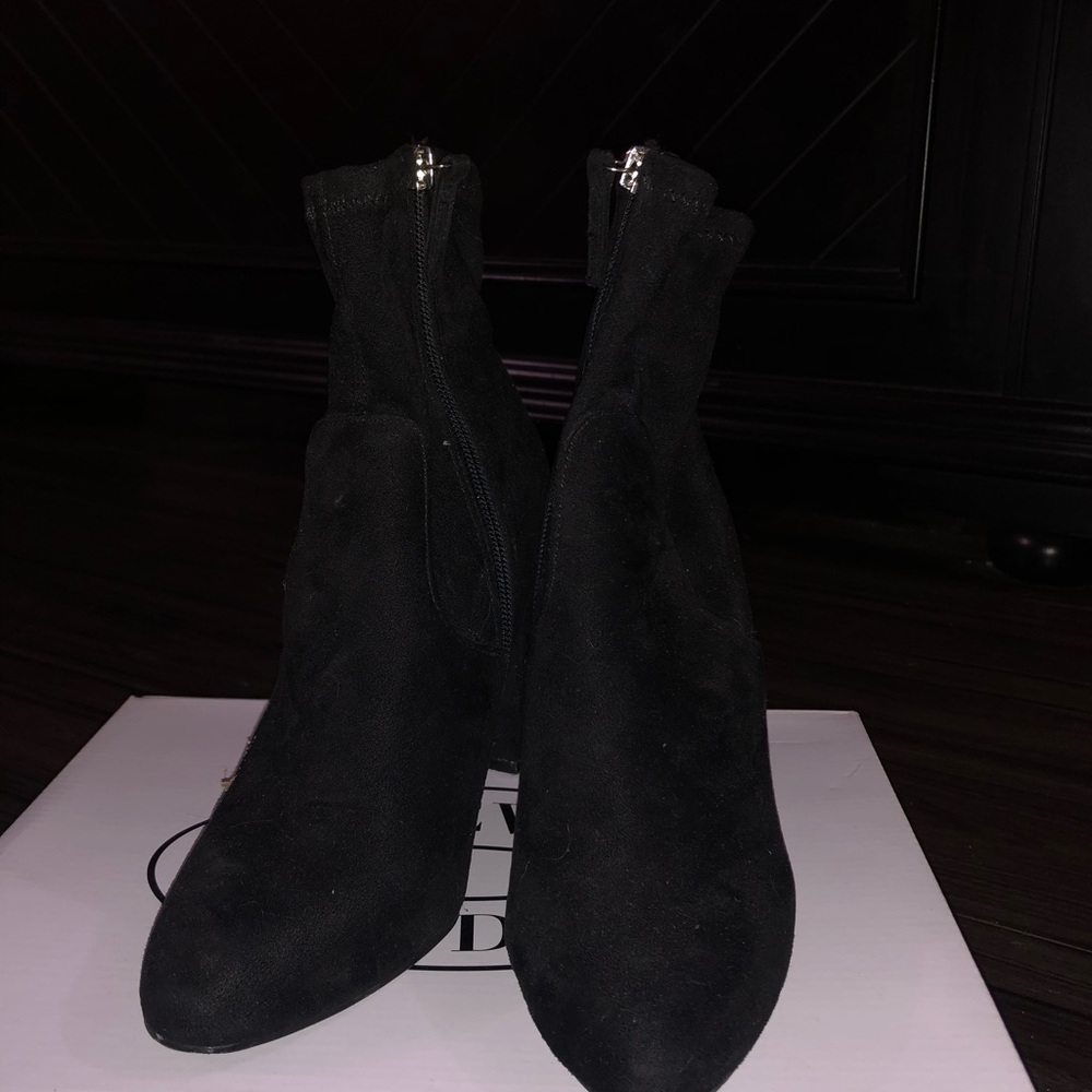 Steve Madden Black Heel Boots